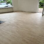 Rénovation parquet érable par ponçage et vitrification Fortschwihr près Colmar