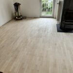 Rénovation parquet érable par ponçage et vitrification Fortschwihr près Colmar