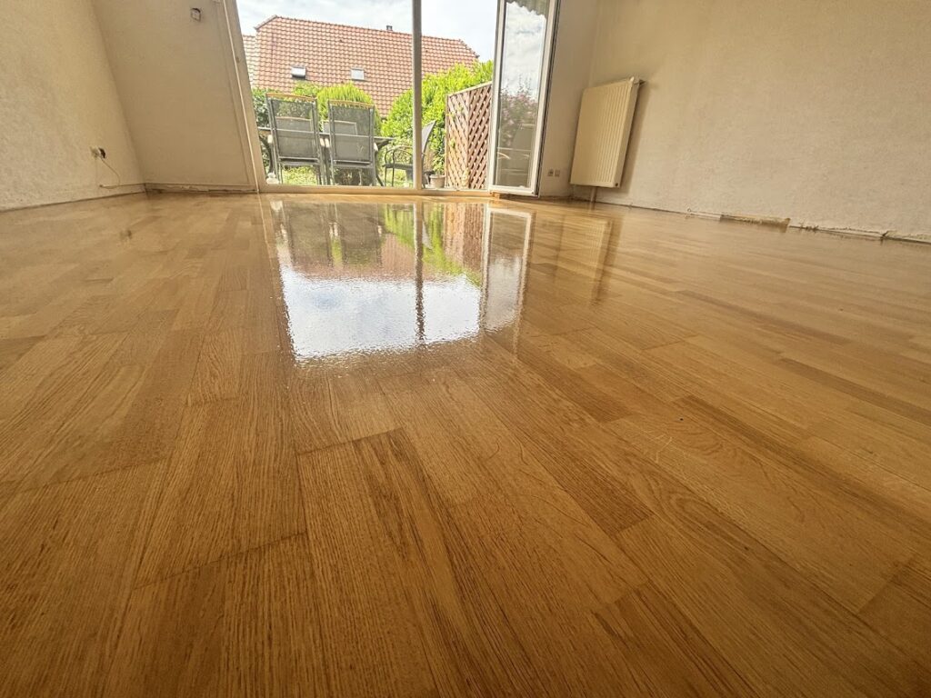 Rénovation de parquet chêne par ponçage et vitrification Ostheim près Colmar