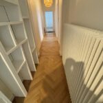 Rénovation par ponçage et vitrification de parquet massif vernis à Colmar Haut Rhin