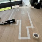 Réparation lames parquet milieu pièce : Colmar Haut-Rhin