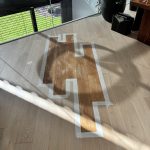 Réparation lames parquet milieu pièce : Colmar Haut-Rhin